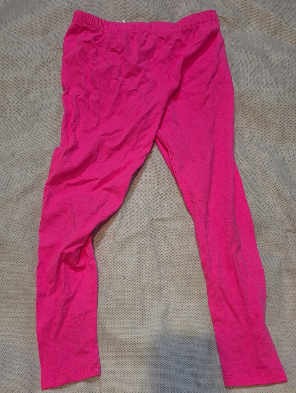 Girls' Bright Fuchsia Stretch Leggings